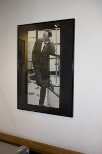Frank Sinatra's photo on the wall at Ocean Way Recording in Hollywood.